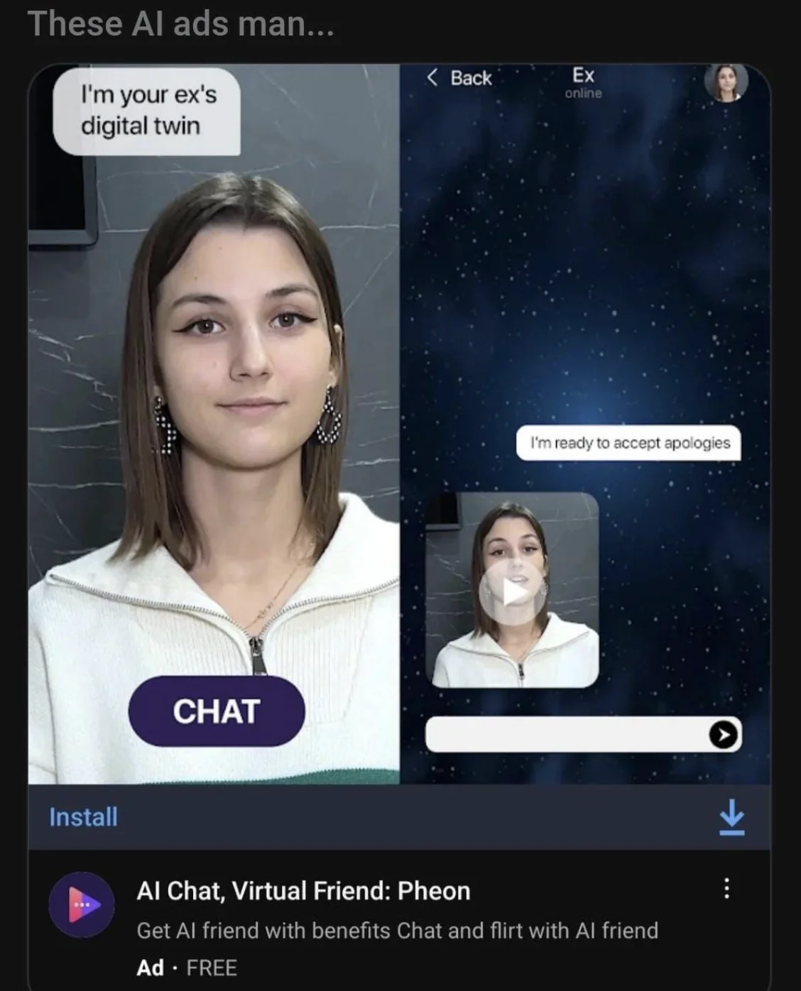 A screenshot of a video chat